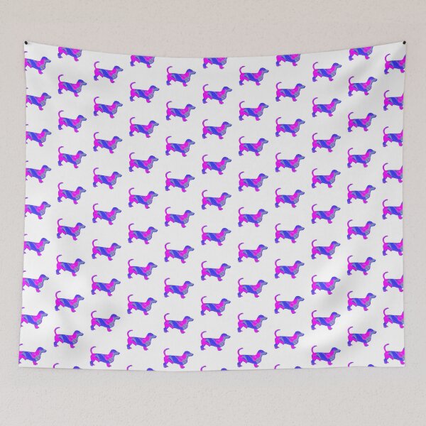 Item preview, I Love My Dachshund Hot Pink Cute Dog Silhouette  designed and sold by AMSonArt.