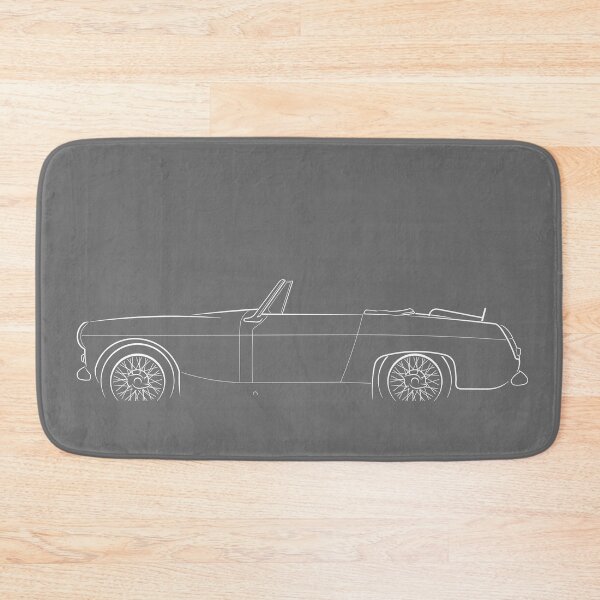 Item preview, 1969 MG Midget MKiii - profile stencil, white designed and sold by mal-photography.