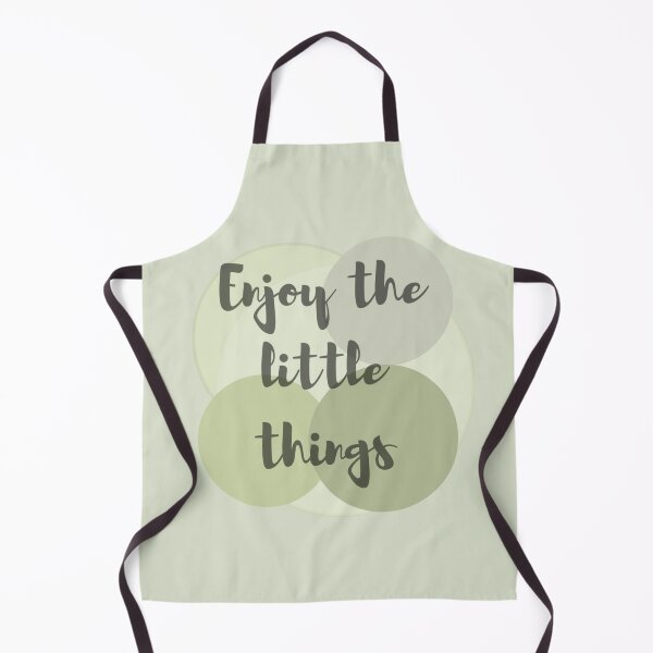 Item preview, Enjoy the little things, inspirational life quote (green colour palette, color palete) designed and sold by Sanaura.