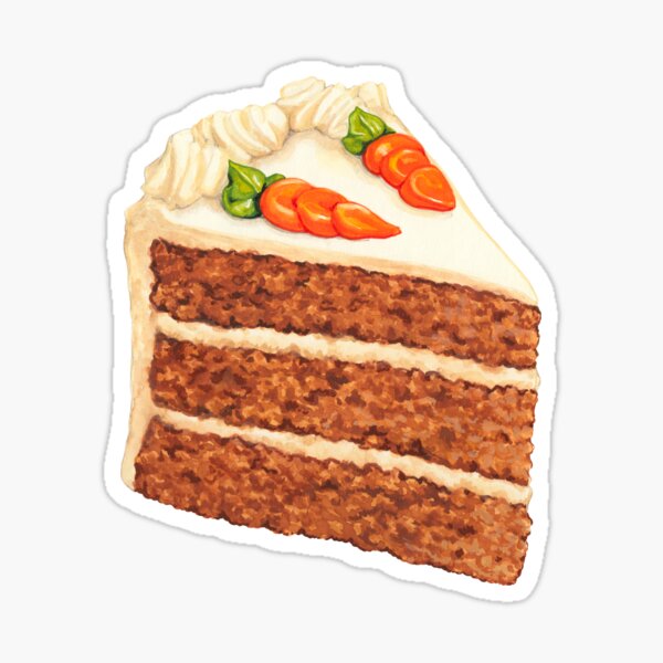 Carrot Cake Clipart Vector Concept Detailed Realistic Illustration Logo ·  Creative Fabrica