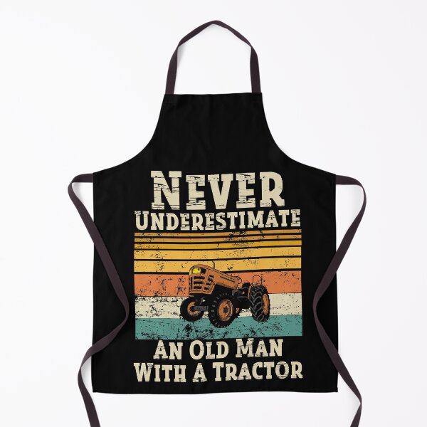 Item preview, Never Underestimate An Old Man With A tractor ,funny quote for farmer, ,great gift idea for dad, daddy ,papa, grandpa and father designed and sold by ourpretty.