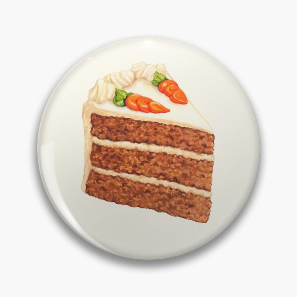 Item preview, Carrot Cake Pattern - White designed and sold by Kelly  Gilleran.