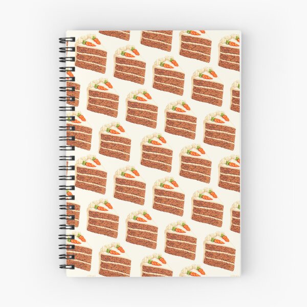 Item preview, Carrot Cake Pattern - White designed and sold by Kelly  Gilleran.