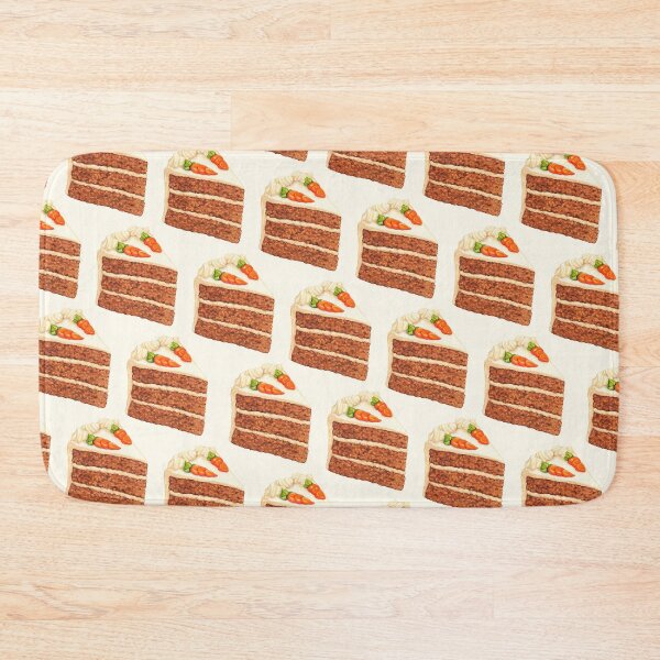 Item preview, Carrot Cake Pattern - White designed and sold by Kelly  Gilleran.