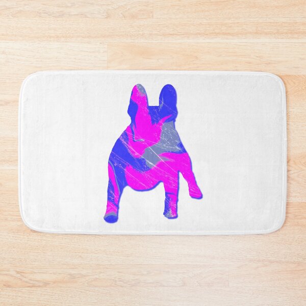 Item preview, I Love My French Bulldog Dog Hot Pink Silhouette  designed and sold by AMSonArt.