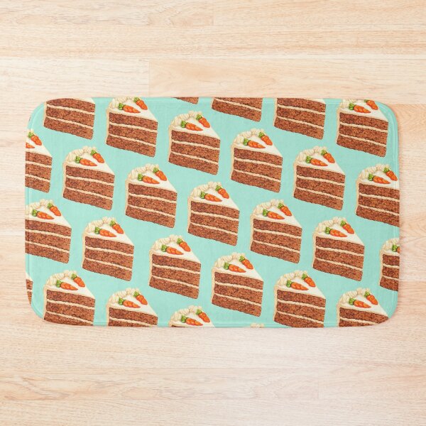 Item preview, Carrot Cake Pattern - Blue designed and sold by Kelly  Gilleran.