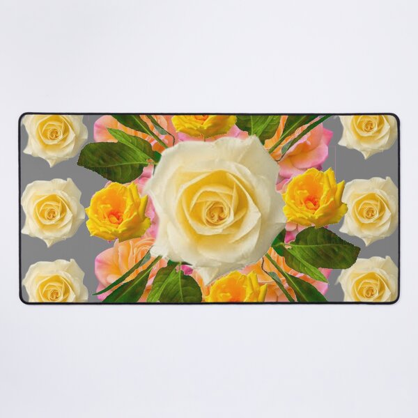 Item preview, SPRING GARDEN ROSE ABUNDANCE PATTERNS TEAL ART   designed and sold by sharlesart.