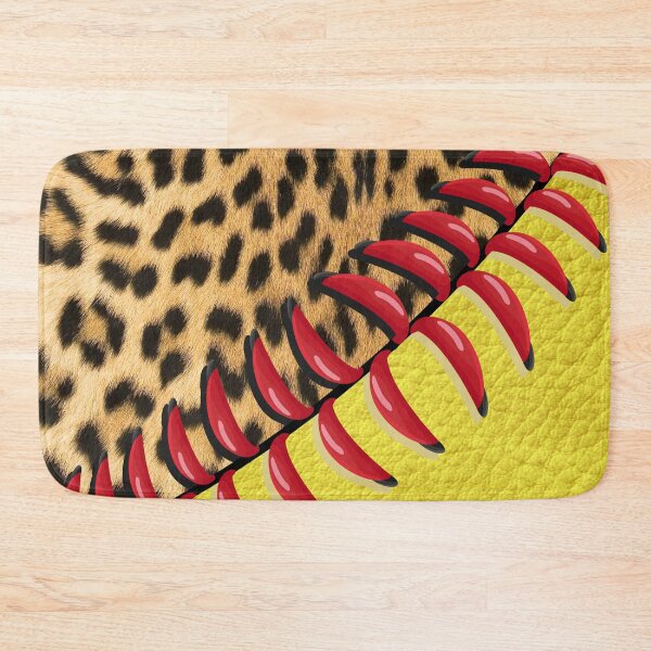 Item preview, Softbol de lanzamiento rápido de piel de leopardo designed and sold by 99Fastpitch.