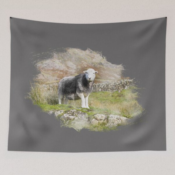 Item preview, Herdwick Sheep Watercolour Photograph designed and sold by Jane Stanley Photography.