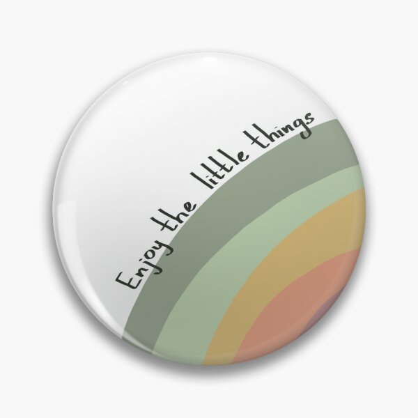 Item preview, Enjoy the little things, inspirational life quote (green colour palette, color palete) designed and sold by Sanaura.