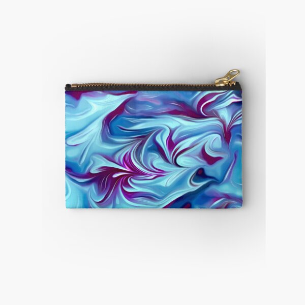 Item preview, Dark Silky Blue and Magenta Marbled Swirl designed and sold by nimreninmu.