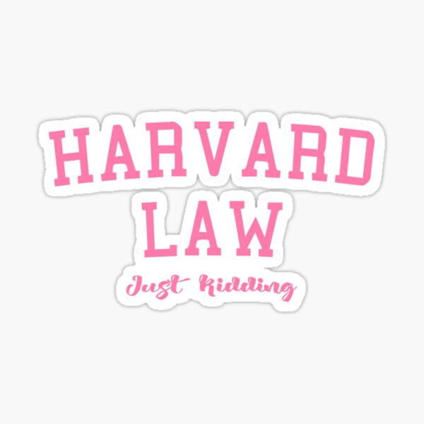 pink harvard law shirt