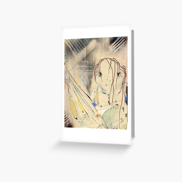 Guitarist (2013) Greeting Card