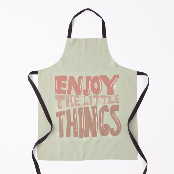 Item preview, Enjoy the little things, inspirational life quote (green colour palette, color palete) designed and sold by Sanaura.