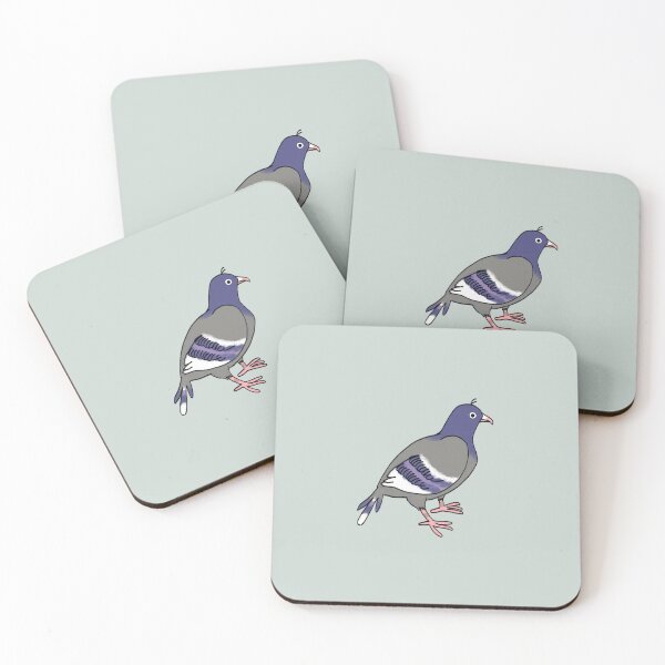 Item preview, Cartoony Blue Pigeon designed and sold by Cat(ie) Chapman.