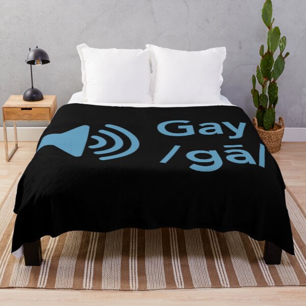 Item preview, Say Gay! (blue text) designed and sold by Thelittlelord.