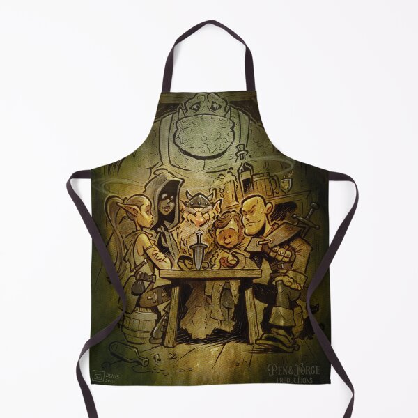 Item preview, Adventuring Party at the Tavern in colour designed and sold by PenandForge.