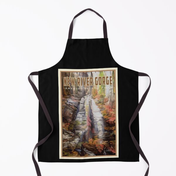Item preview, West Virginia Travel Appalachian Mountains Painting New River Gorge designed and sold by CattlettArt.