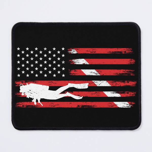 Item preview, Scuba Diving American Flag designed and sold by ProofBrand.