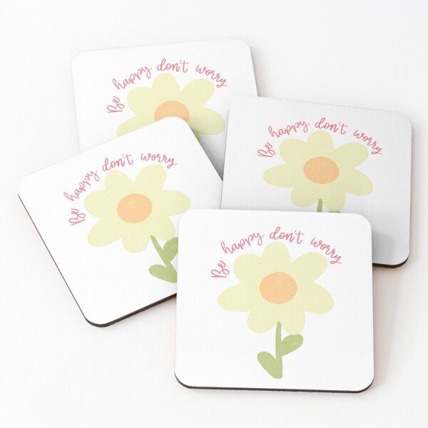 Item preview, be happy don’t worry  designed and sold by Handdrawnbyzoe.