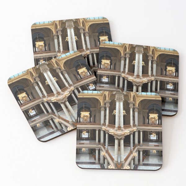 Item preview, Stunning Atriums in Mirror Image Indiana Capitol Building designed and sold by BGGretchen.