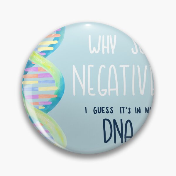 Item preview, Biology Pun: Pessimistic DNA Blue designed and sold by murphydesigns.