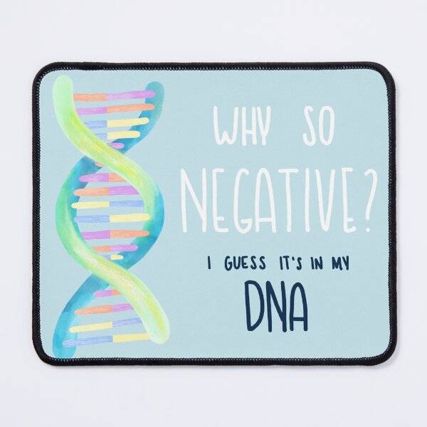 Item preview, Biology Pun: Pessimistic DNA Blue designed and sold by murphydesigns.