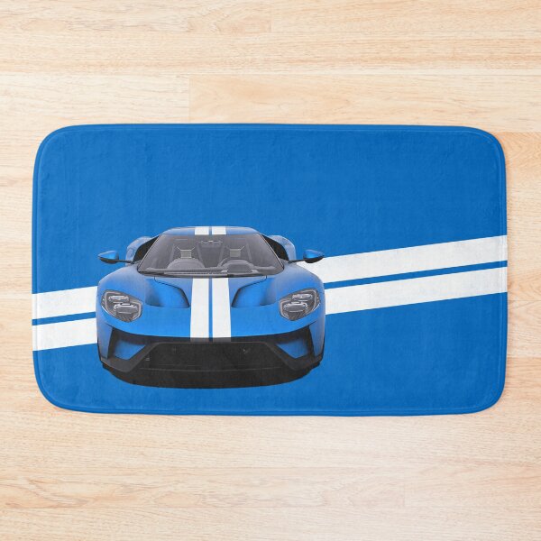 Item preview, American Muscle Car With White Diagonal Stripes (Front) designed and sold by ApexFibers.