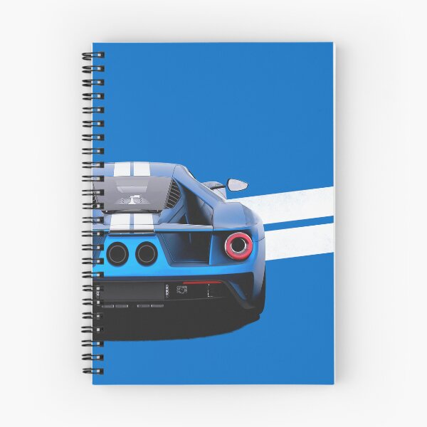 Item preview, American Muscle Car With White Diagonal Stripes (Rear) designed and sold by ApexFibers.