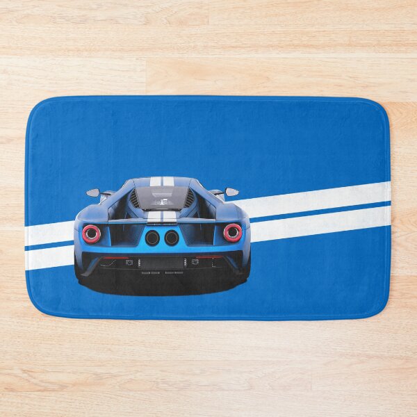 Item preview, American Muscle Car With White Diagonal Stripes (Rear) designed and sold by ApexFibers.