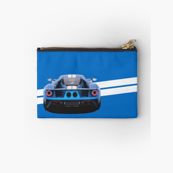 Item preview, American Muscle Car With White Diagonal Stripes (Rear) designed and sold by ApexFibers.