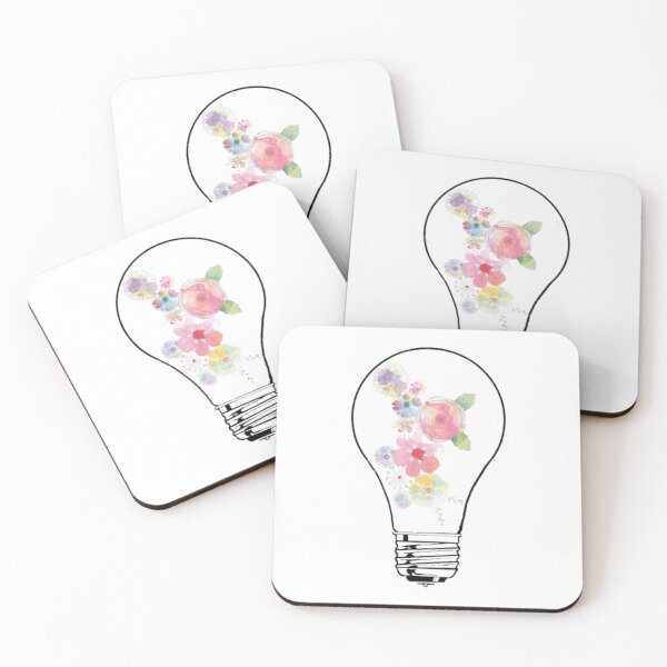 Item preview, Light Bulb with Flowers designed and sold by khadijat297.