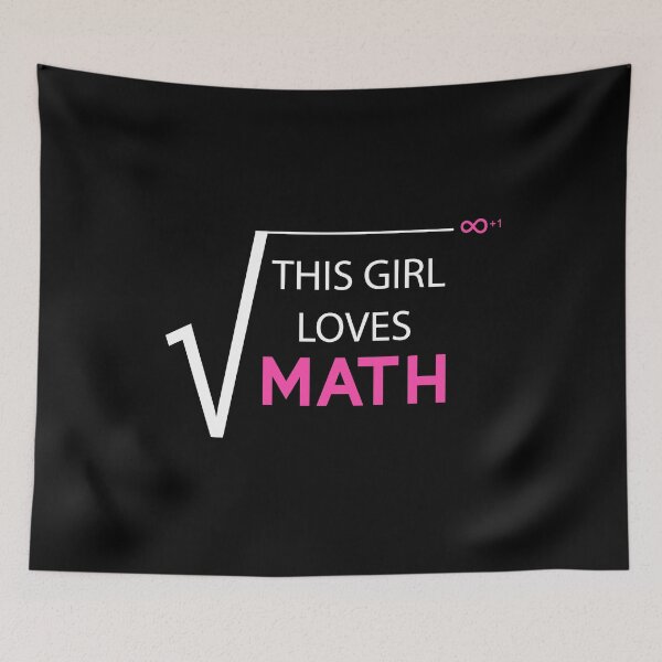 Item preview, This Girl loves Math - math teacher designed and sold by Raiko-art.
