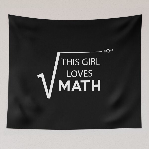 Item preview, This Girl loves Math - math teacher designed and sold by Raiko-art.