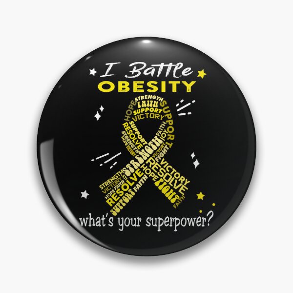 Item preview, Obesity Warrior - I Battle Obesity What's Your Superpower? designed and sold by ArangoaStore.