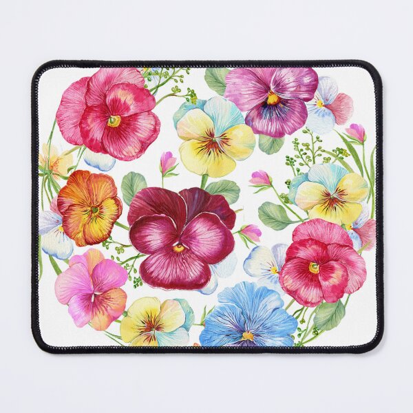 Item preview, Watercolor Pansy Flowers  designed and sold by silviaol.