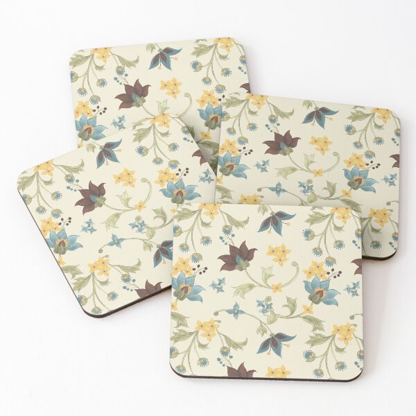 Item preview, Folk Art Floral Pattern designed and sold by HildegunStudio.
