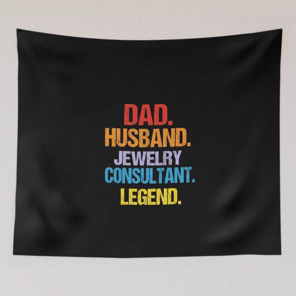Item preview, Jewelry Consultant Dad Husband Legend designed and sold by ASSOUKI9.