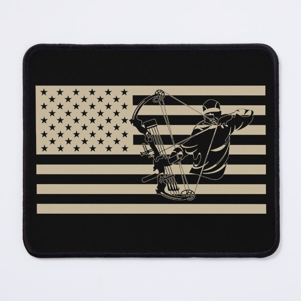 Item preview, Hunting Archer American Flag Bowhunting Hunter designed and sold by wtfbba.