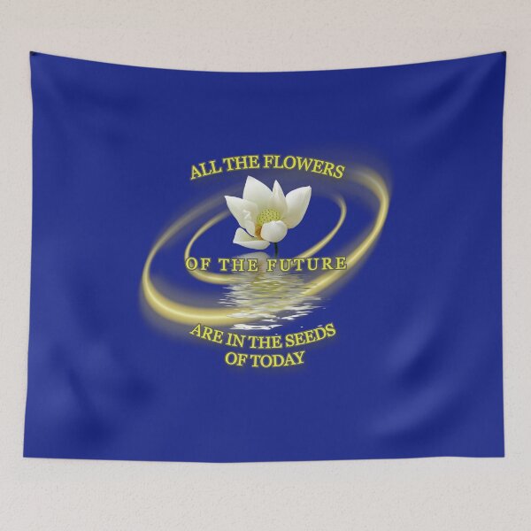 Item preview, Flowers Of The Future - Chinese Proverb - Version 05 - Color 08 designed and sold by SumarUp.