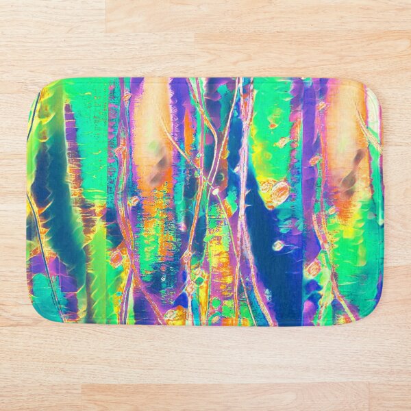 Item preview, Abstract Rainbow Paint Pour  designed and sold by JadedHunter.