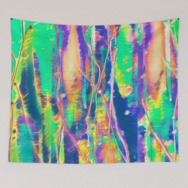 Item preview, Abstract Rainbow Paint Pour  designed and sold by JadedHunter.