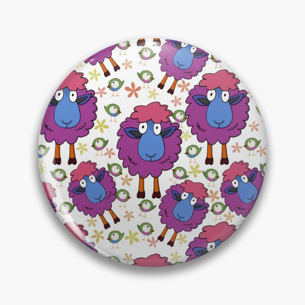 Item preview, Kooky Sheep Pattern designed and sold by Lilmonsto.