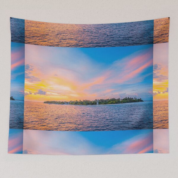 Item preview, Tropical Maldives Ocean Sunset  designed and sold by newburyboutique.