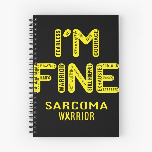 Item preview, Sarcoma Warrior - I Am FINE, Support Sarcoma Warrior Support Gifts designed and sold by RidnerStore.
