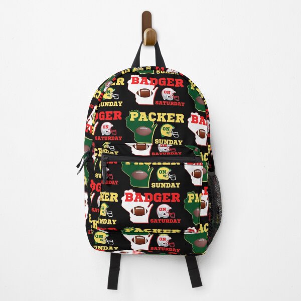 Item preview, Badger On Saturday Packer On Sunday designed and sold by WoodburyLake.