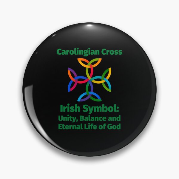 Item preview, Carolingian Cross Irish Symbol: Unity, Balance and Eternal Life of God designed and sold by IrishPOD.