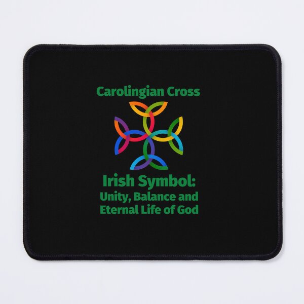 Item preview, Carolingian Cross Irish Symbol: Unity, Balance and Eternal Life of God designed and sold by IrishPOD.