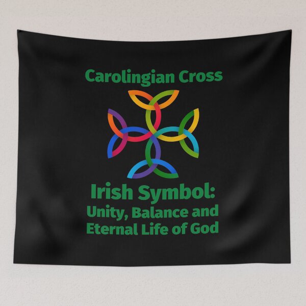 Item preview, Carolingian Cross Irish Symbol: Unity, Balance and Eternal Life of God designed and sold by IrishPOD.
