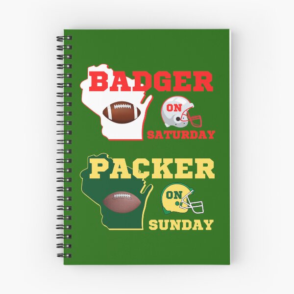 Item preview, Badger On Saturday Packer On Sunday designed and sold by WoodburyLake.